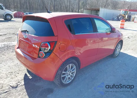 2012 Chevrolet Sonic 2Lt из США, поврежденный, VIN 1G1JC6SH2C4137111